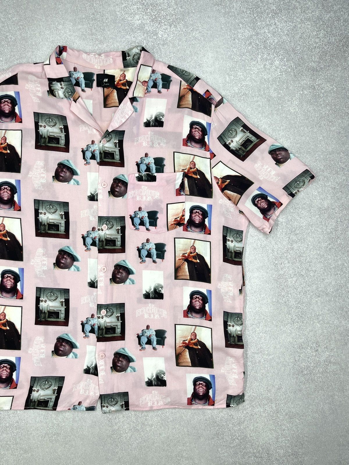 H&M Mens H&M The Big Notorious Rap Shirt Full Print Hype Size XL Size US XL / EU 56 / 4 - 3 Thumbnail
