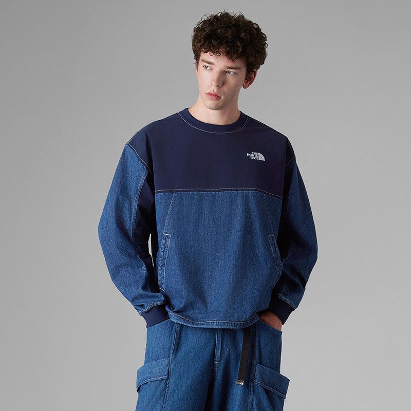 Kazuki Kuraishi × The North Face Urban Exploration KK HYBRID DENIM CREW Size US M / EU 48-50 / 2 - 6 Thumbnail