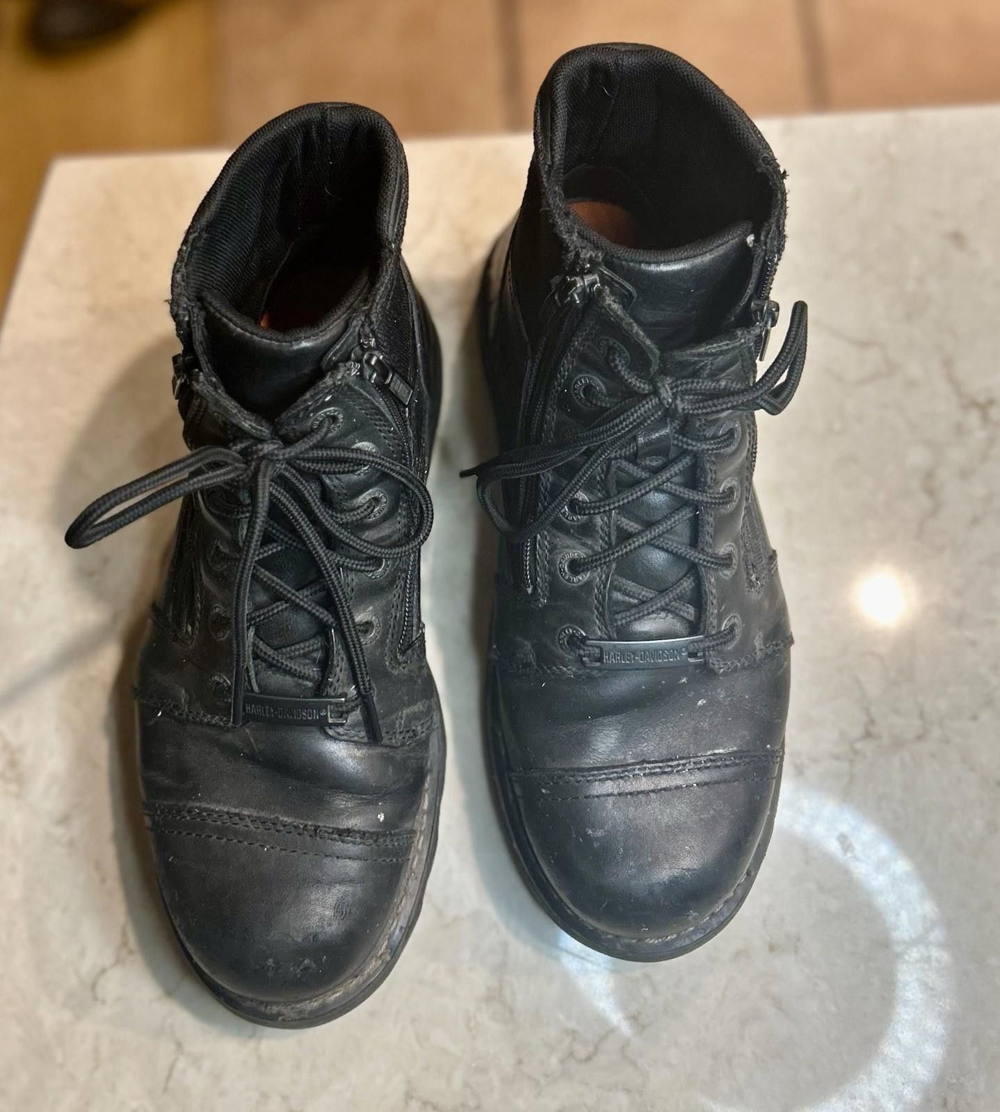 Harley Davidson Harley-Davidson Hagerman Men’s Motorcycle Boots Leather 10M Size US 10 / EU 43 - 10 Thumbnail