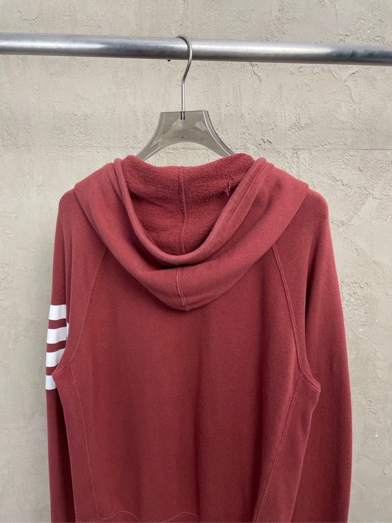 Thom Browne Thom browne Burgundy four-striped zipper jacket 2504-Nextar Size US S / EU 44-46 / 1 - 4 Thumbnail