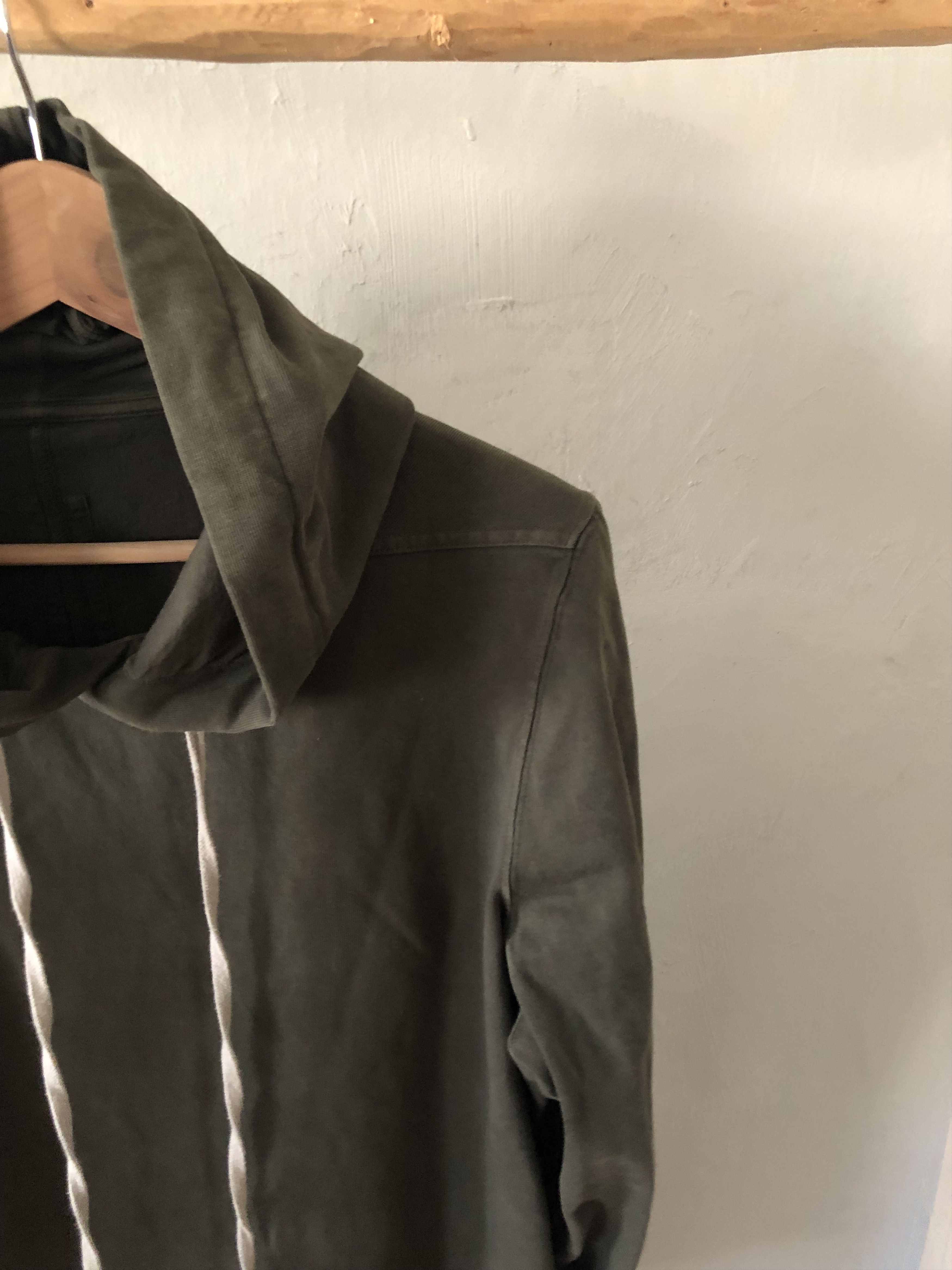 Rick Owens Drkshdw Rich Owens Drkshdw long hoodie, dark green Size US M / EU 48-50 / 2 - 4 Thumbnail