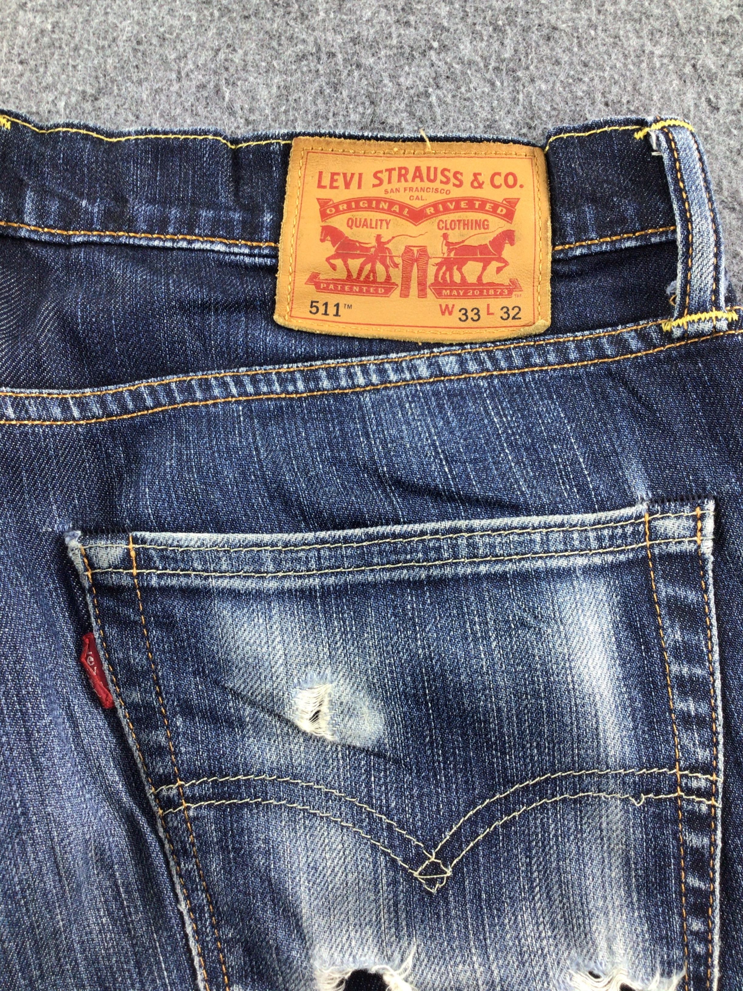 Levi's × Vintage Levis 511 Jeans-JM120 Size US 34 / EU 50 - 5 Thumbnail
