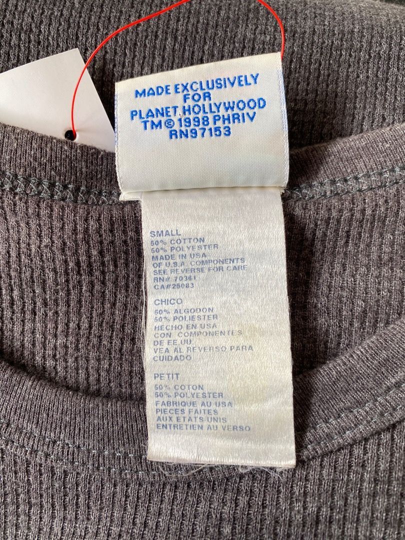 Other Y2K PLANET HOLLYWOOD LS SHIRT Size US S / EU 44-46 / 1 - 7 Thumbnail