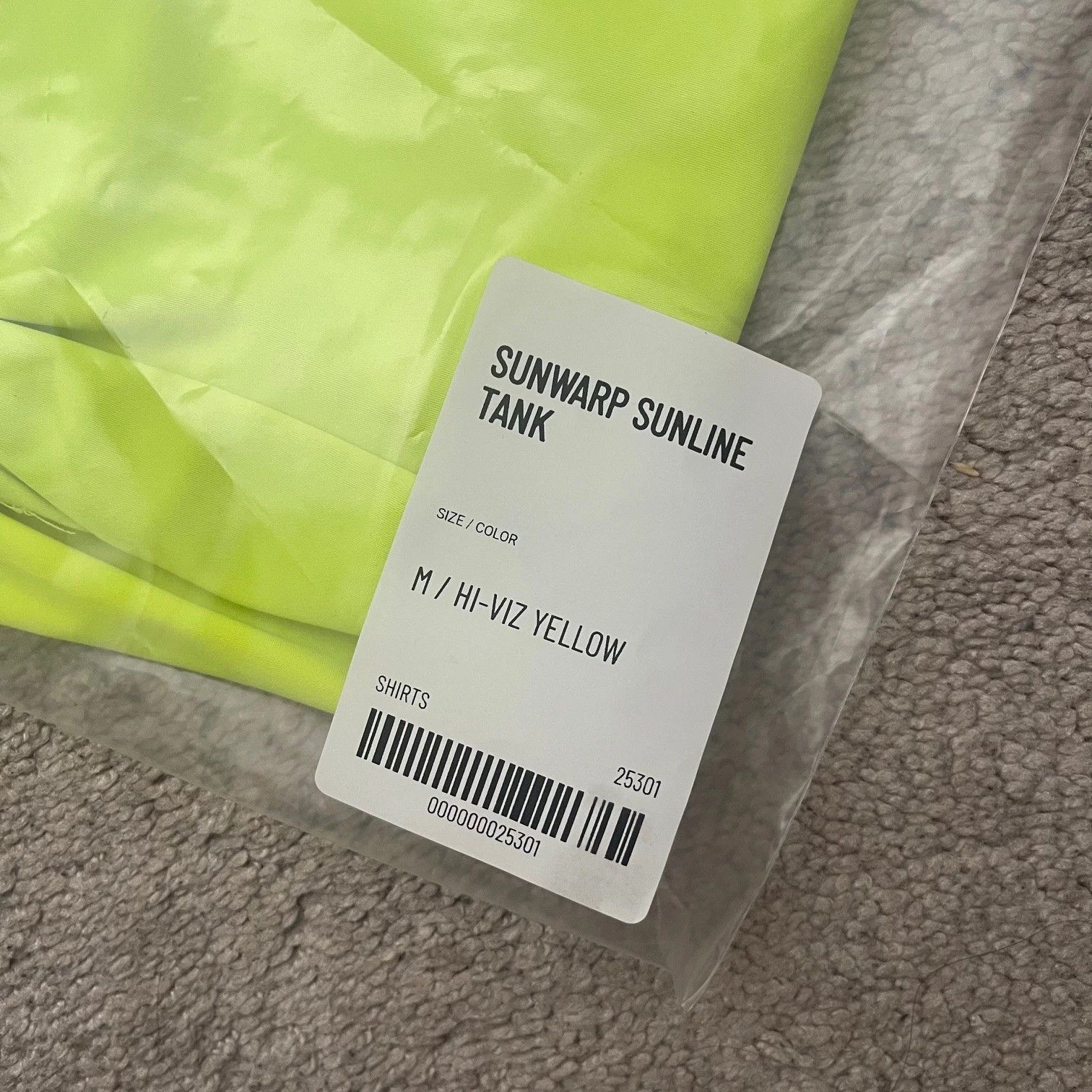 Outlier Experiment 531 Sunwarp Sunline Tank NEW Size US M / EU 48-50 / 2 - 2 Thumbnail