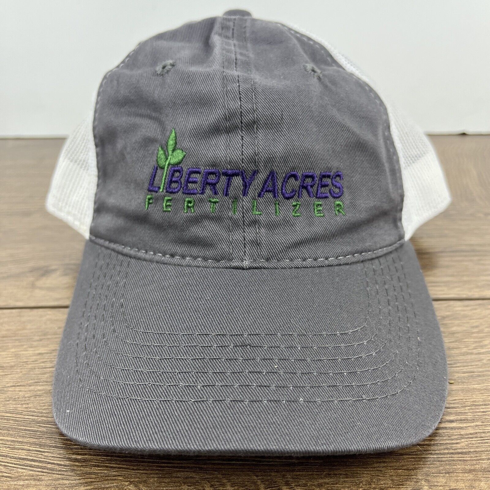 Other Liberty Acres Fertilizer Hat Gray Hat Adjustable Adult Size Size ONE SIZE - 2 Thumbnail