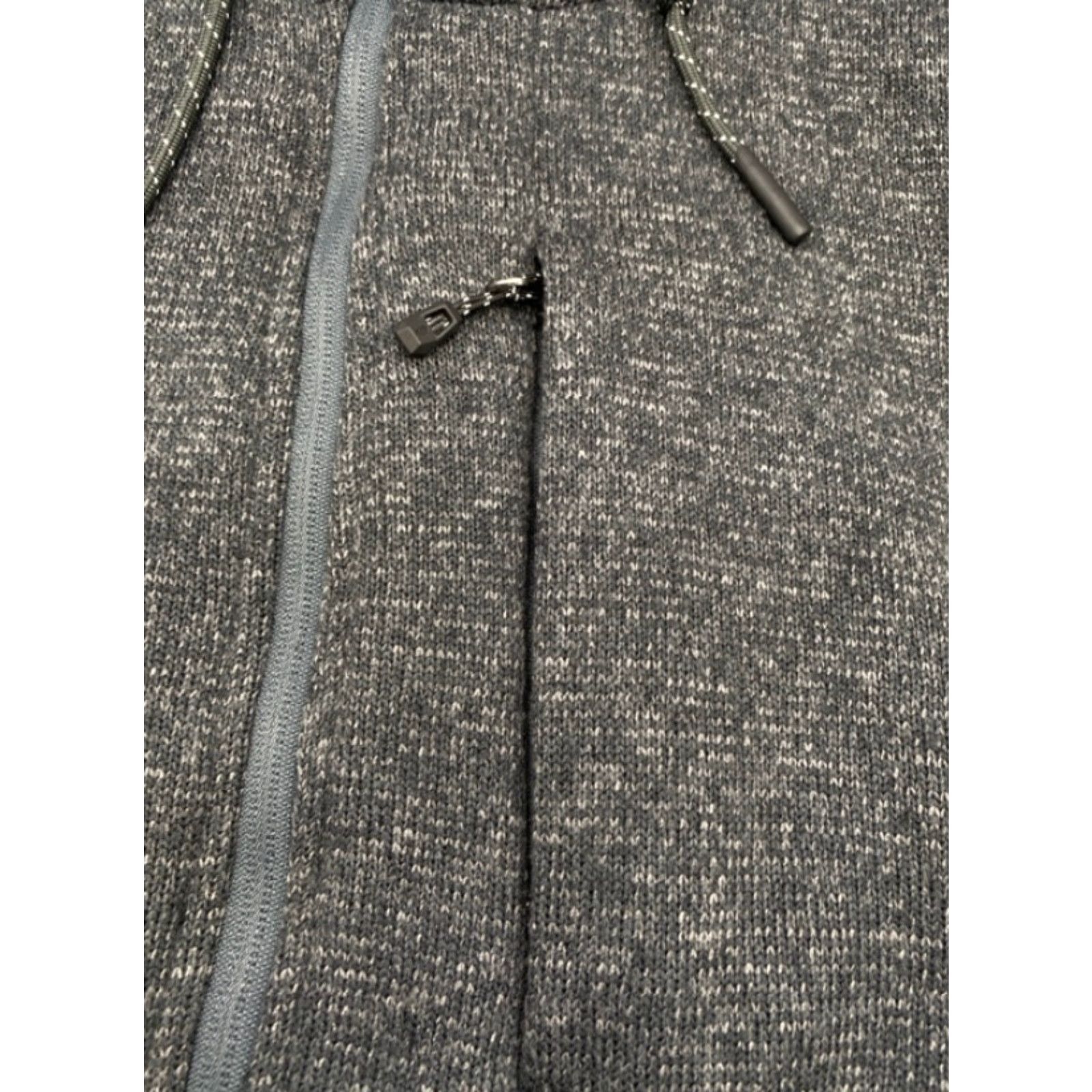 Free Country Free Country Jacket Men's Gray Fleece Hooded Long Sleeve Full-Zip XL - Regular Fit, Pockets, Mid-Length Hoodie, Fall Spring Winter Size US XL / EU 56 / 4 - 7 Thumbnail