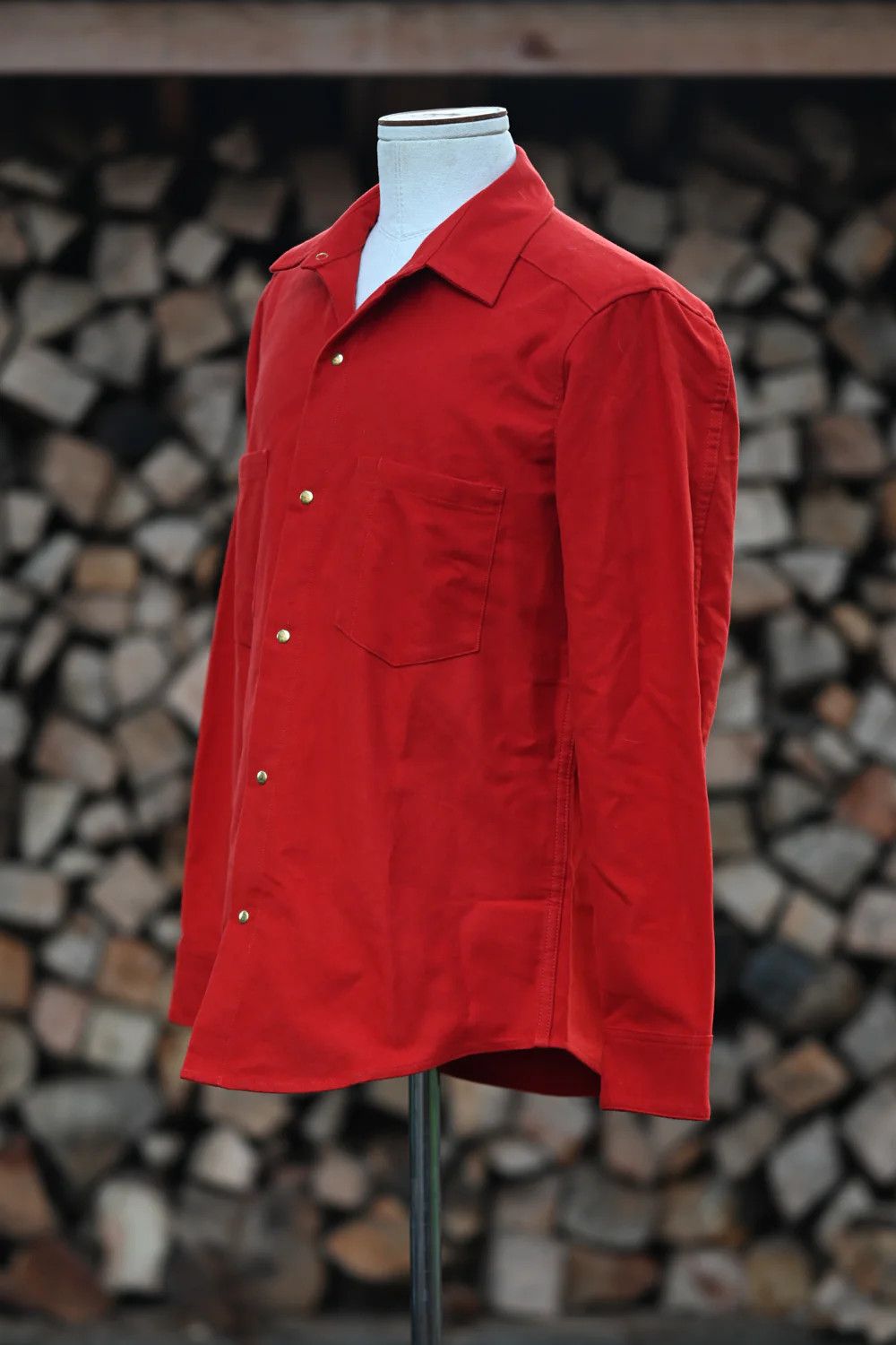 Ship John 💚 Ship John Jerry Shirt Heirloom Red Moleskin Medium NEW Size US M / EU 48-50 / 2 - 2 Thumbnail