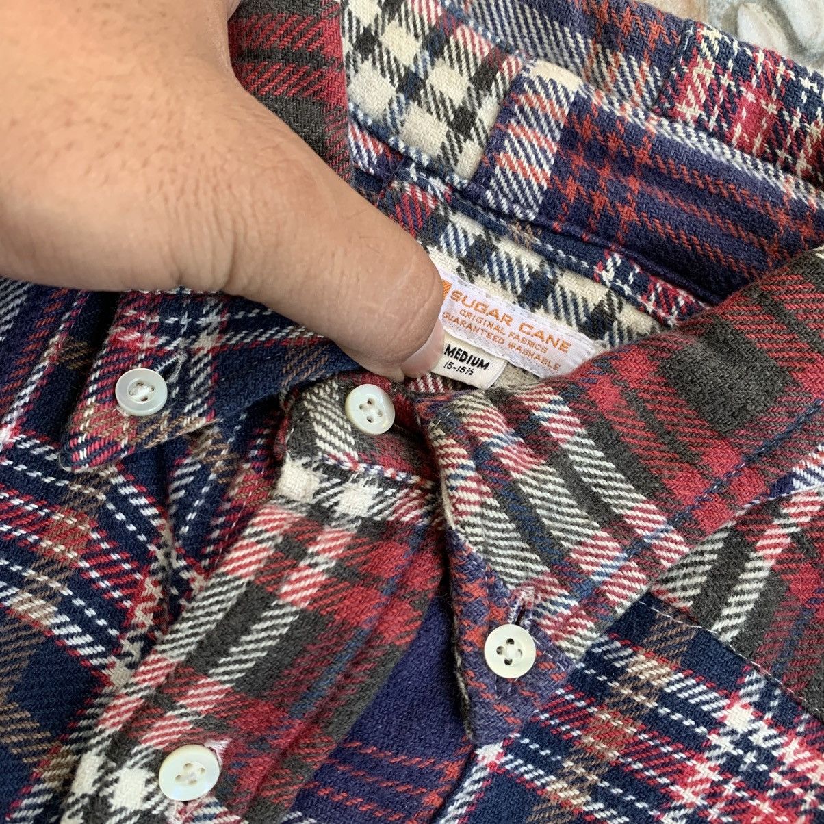 Sugar Cane Sugar Cane Multi Plaid Patchwork Flannel Shirt Size US M / EU 48-50 / 2 - 4 Thumbnail