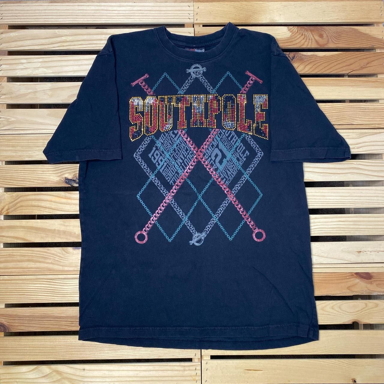 Southpole Vintage Southpole Black Y2K Hip Hop Tee Size Large Size US L / EU 52-54 / 3 - 1 Thumbnail