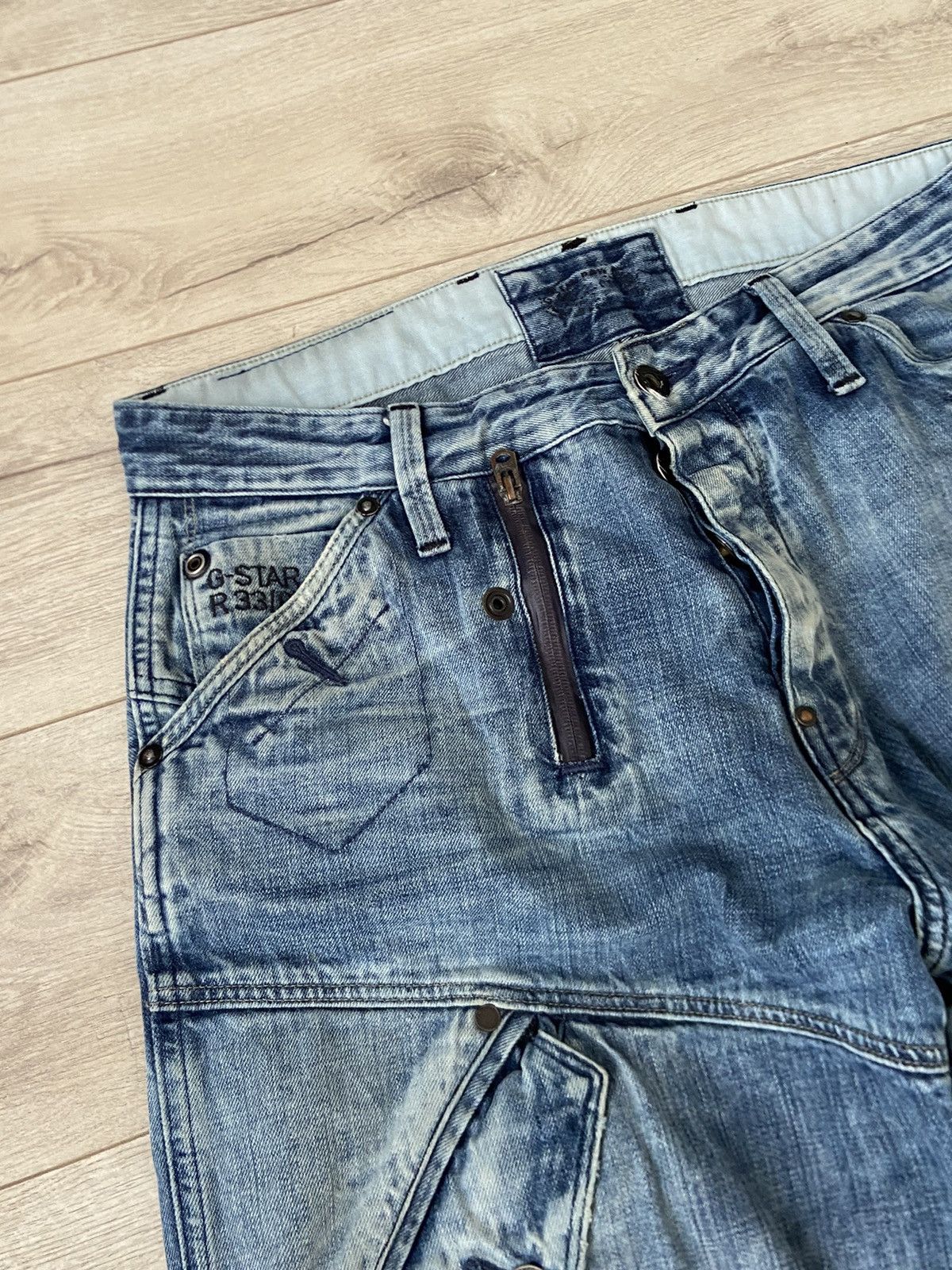 G-Star × Vintage G Star Raw Cargo Pants Denim Jeans Y2K style Size US 33 - 9 Thumbnail