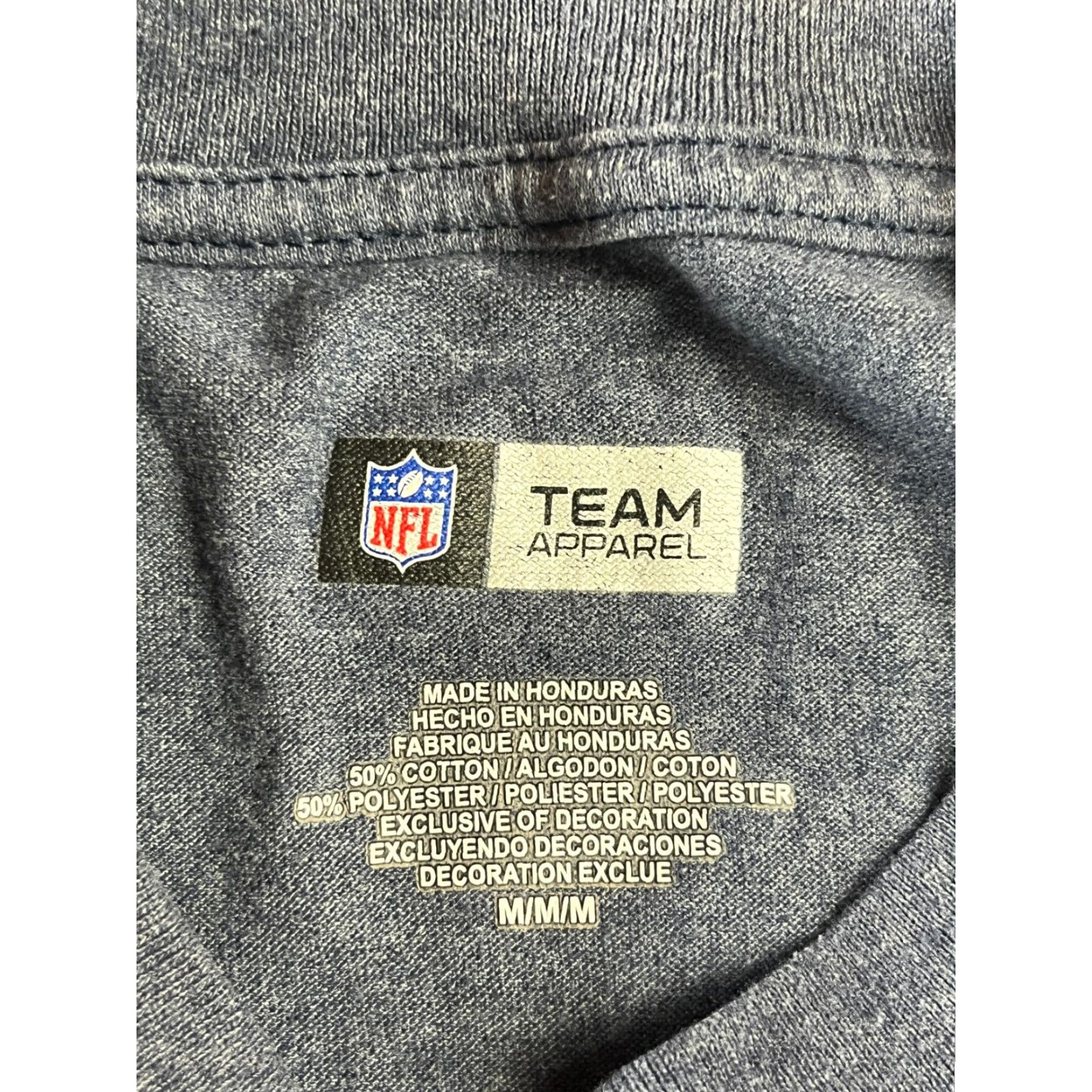Vintage Team Apparel Shirt Mens Medium Blue NFL San Diego Chargers High Voltage Size US M / EU 48-50 / 2 - 6 Thumbnail