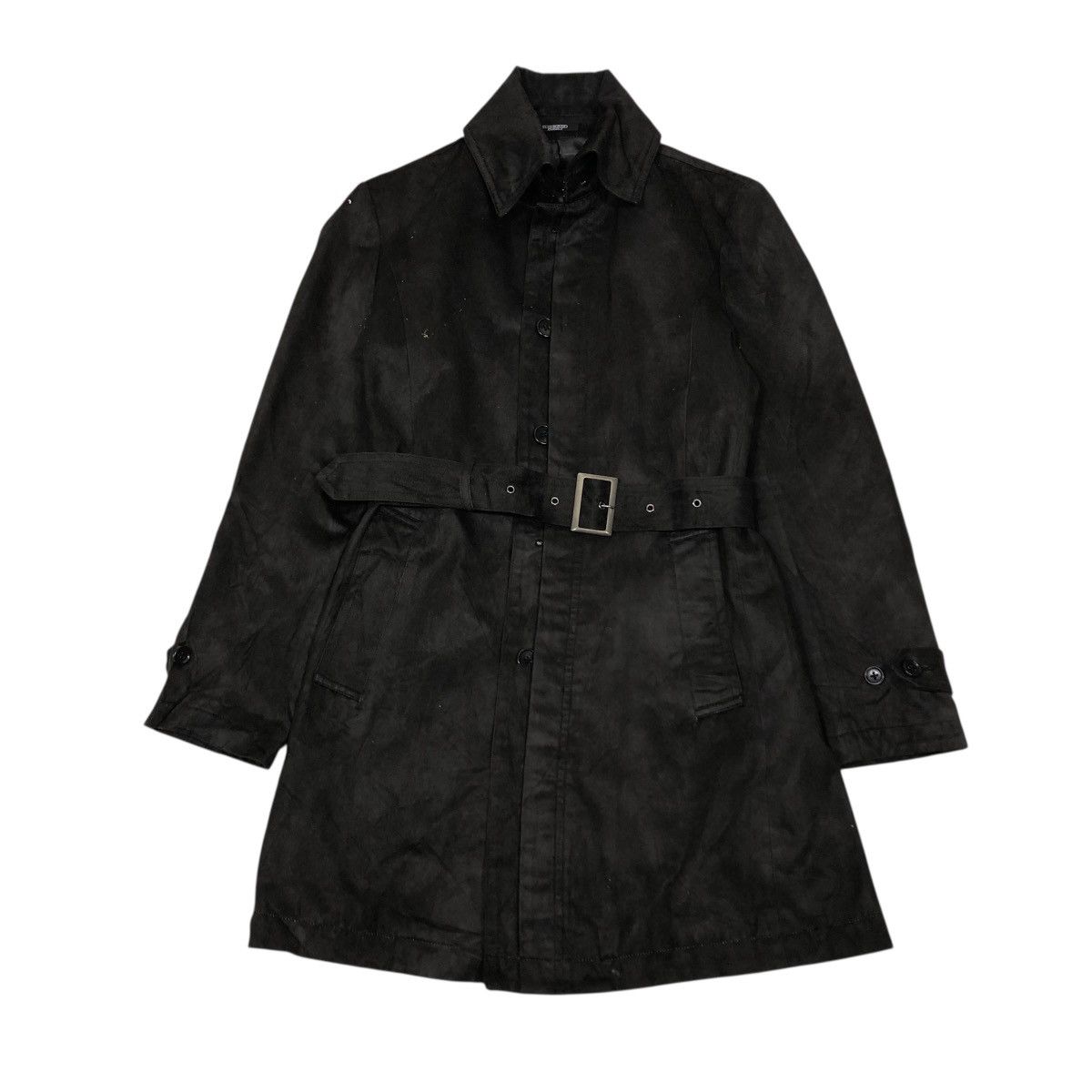 Tornado Mart 🔥RICH BLACK LONG JACKET TORNADO MART BELT BONDAGE Size US M / EU 48-50 / 2 - 1 Thumbnail
