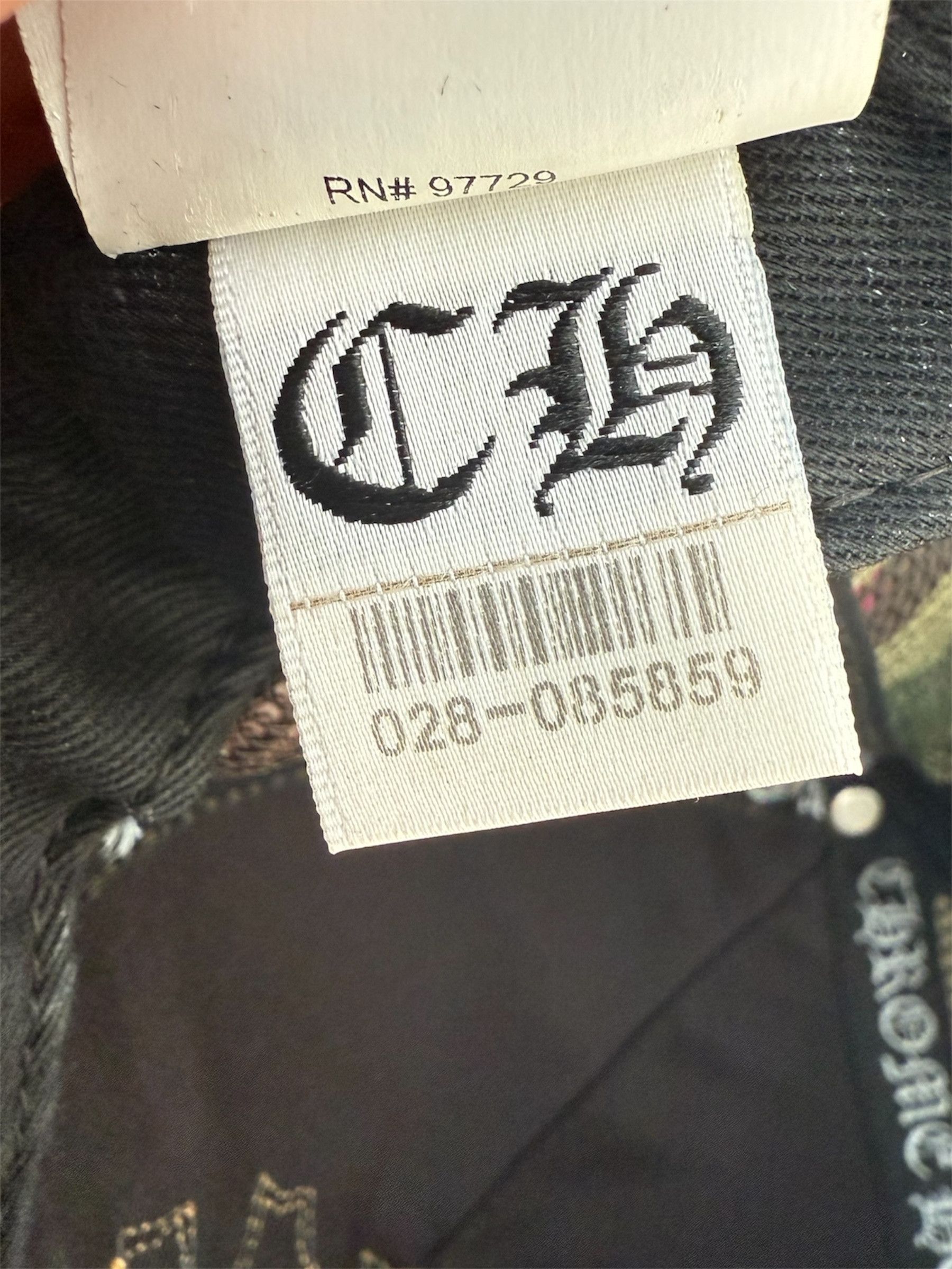 Chrome Hearts Camo Cross Patch Hat Size ONE SIZE - 4 Thumbnail