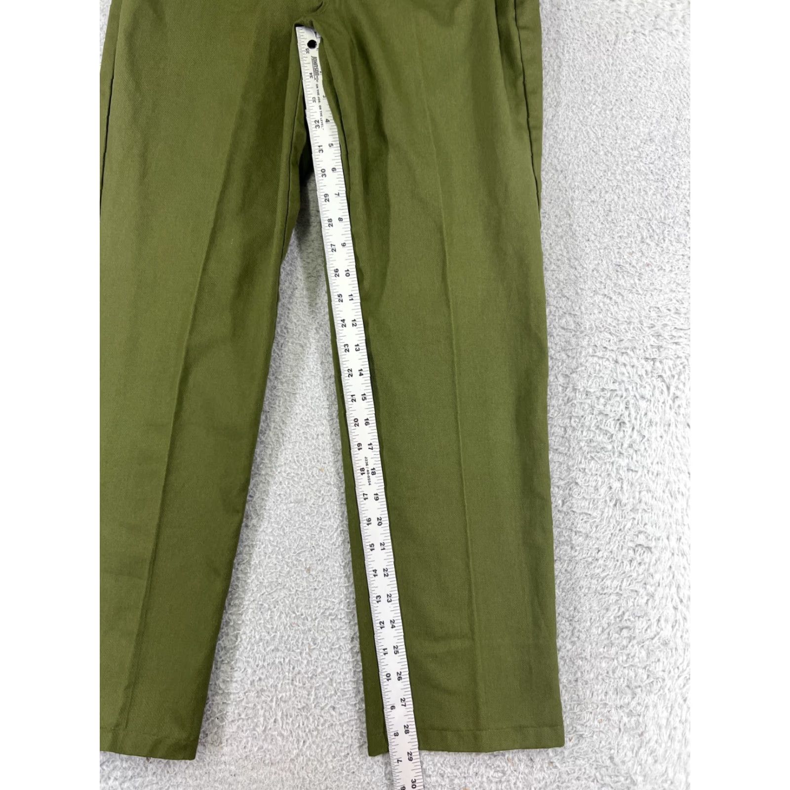 Vintage Boy Scouts Pants Adult 25 Green Twill Elastic Waist 25x29 Mens Regular Read Size US 26 / EU 42 - 7 Thumbnail