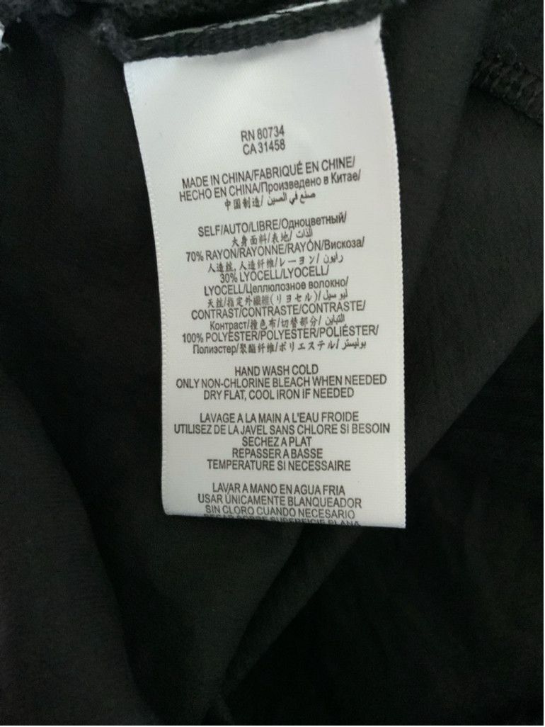Bcbgmaxazria Women's BCBGMAXAZRIA Black Short Sleeve Tee Shirt L Size L / US 10 / IT 46 - 5 Thumbnail