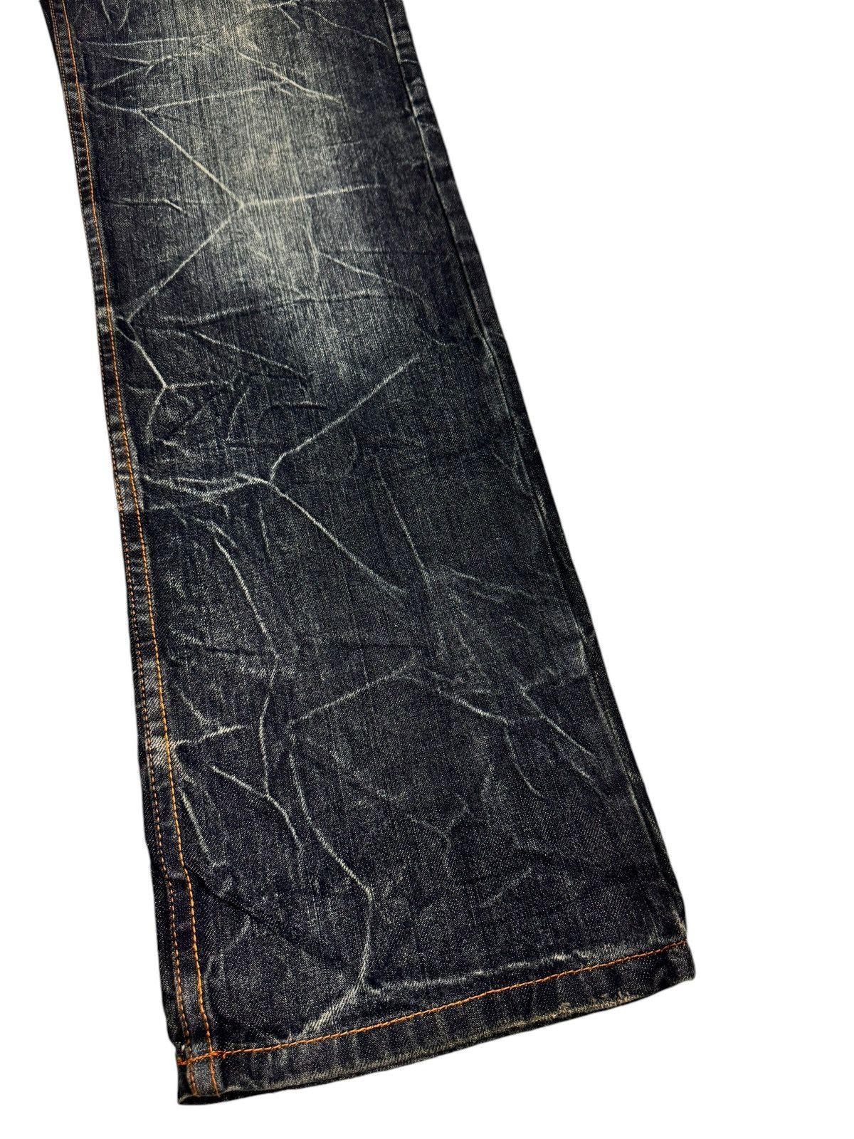 Japanese Brand ⚡️⚡️Distressed Japanese Nylaus Double Waist Jeans Size US 32 / EU 48 - 6 Thumbnail
