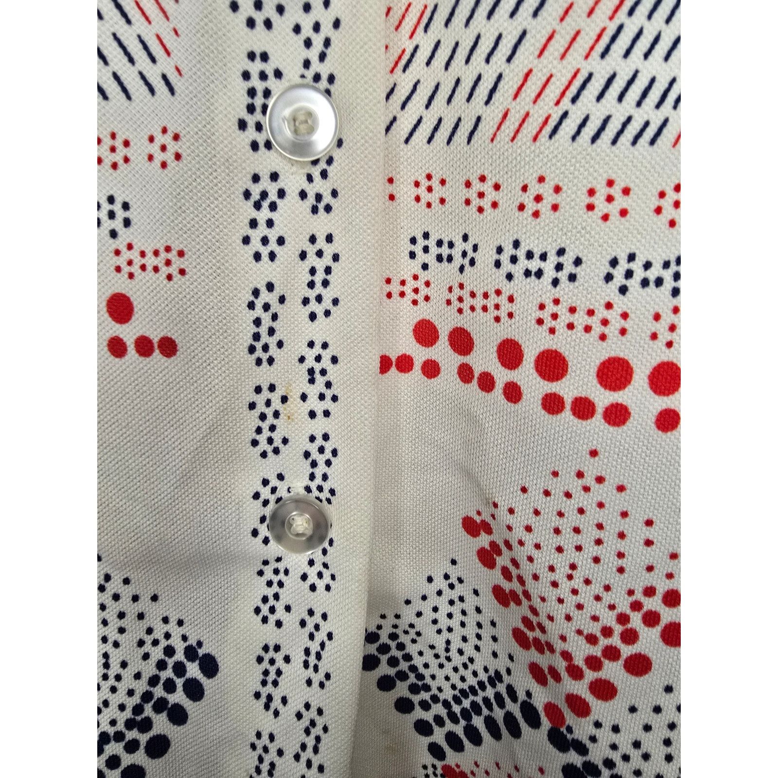 Vintage Vintage Womens Button Up Geometric Shirt Land' n Sea 1970s Size S / US 4 / IT 40 - 7 Thumbnail