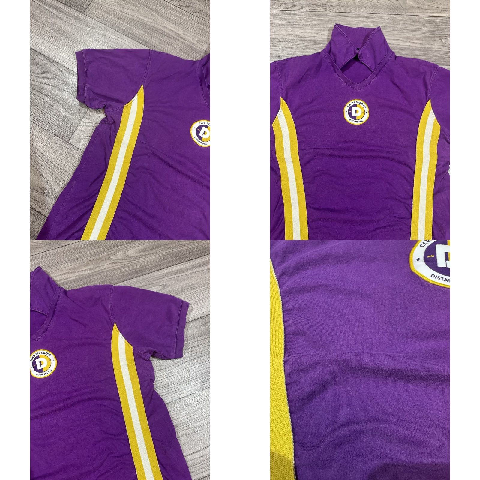 Vintage Admiral Shirt The Socially Distant Sports Bar Club Pêl-Droed Jersey Size M Mens Purple Sports Shirt Size US M / EU 48-50 / 2 - 8 Thumbnail