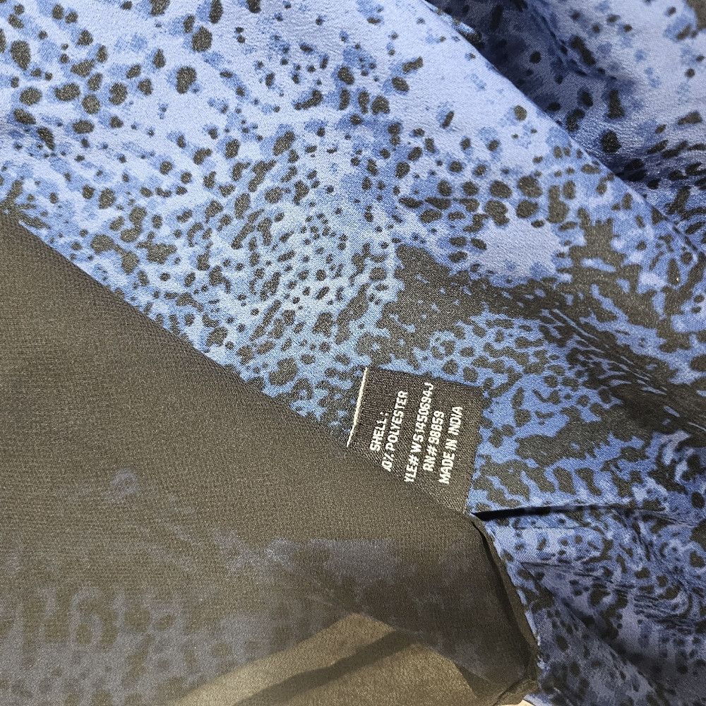 Walter Steiger NEW W118 Walter Baker Snake Print Blue Blouse Small Size S / US 4 / IT 40 - 7 Thumbnail