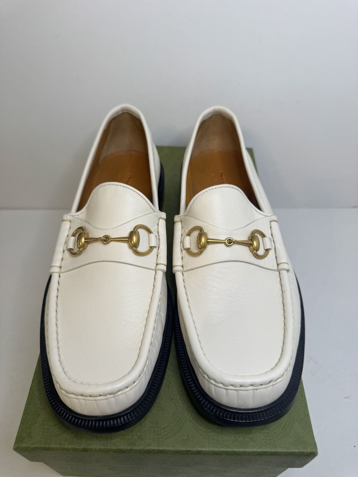 Gucci Gucci Mandala Goat Horsebit Loafers White Size 10 New W/ Box Size US 10 / EU 43 - 2 Thumbnail