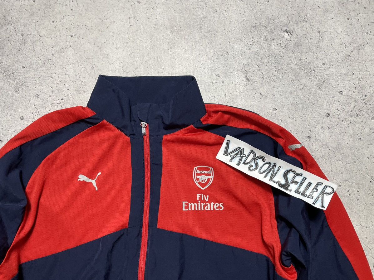 Puma Vintage Nylon Football Jacket Windbreaker Puma FC Arsenal Size US XL / EU 56 / 4 - 5 Thumbnail