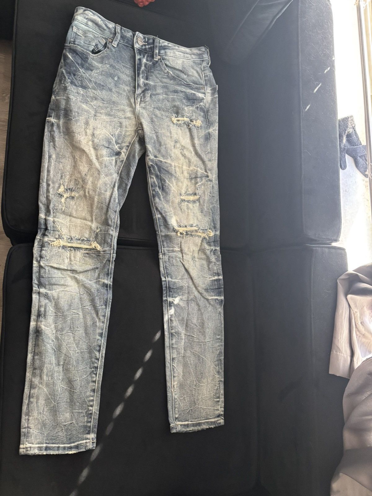 Smoke Rise SMOKE RISE WAVE SLIM DENIM JEANS Size US 30 / EU 46 - 1 Thumbnail