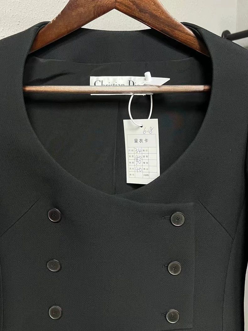 Dior Dior Double-Breasted Cropped Blazer Size US XS / EU 42 / 0 - 3 Thumbnail