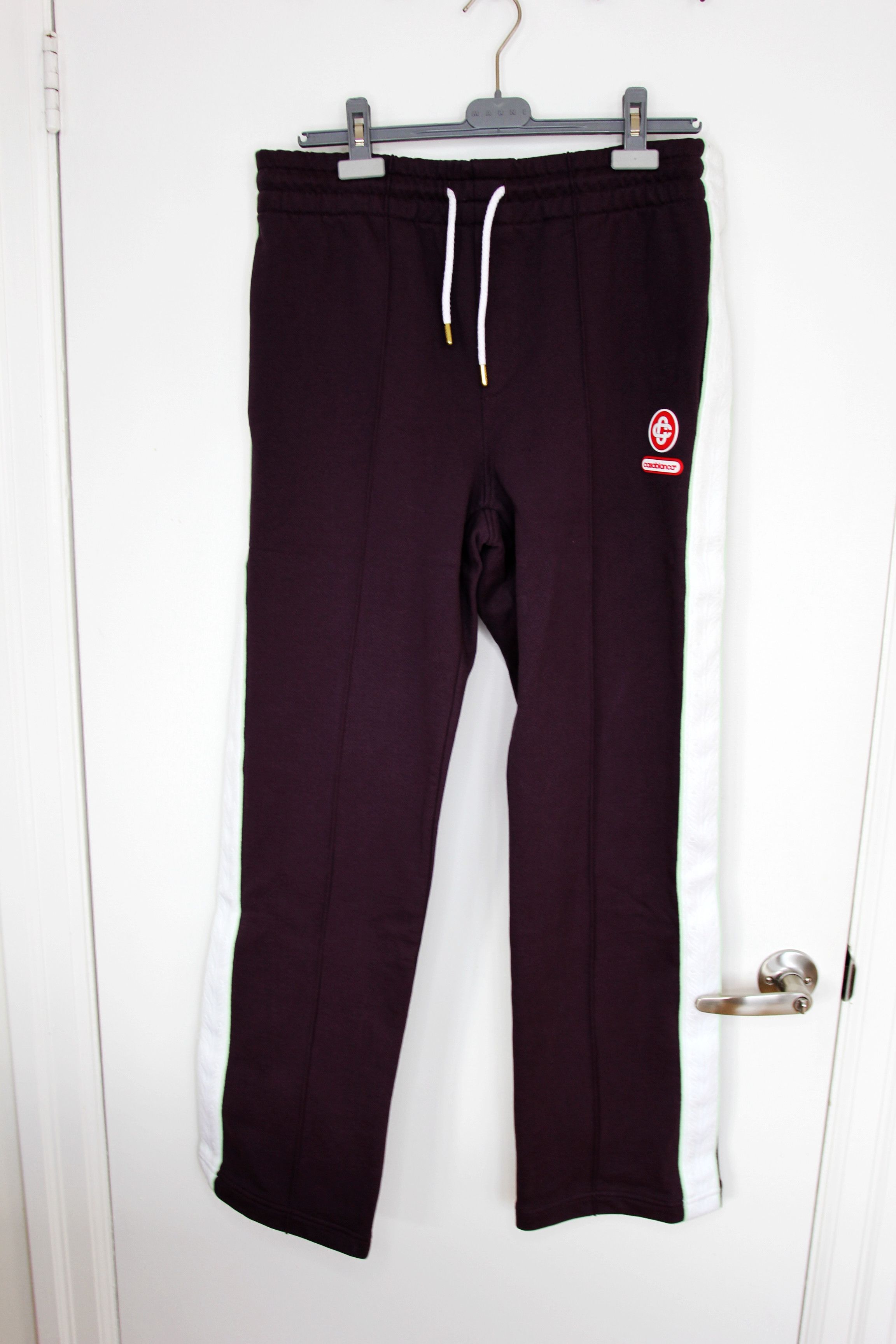 Casablanca BNWT AW25 CASABLANCA LAUREL TAPE PINTUCK JOGGER SWEATPANTS L Size US 34 / EU 50 - 2 Thumbnail
