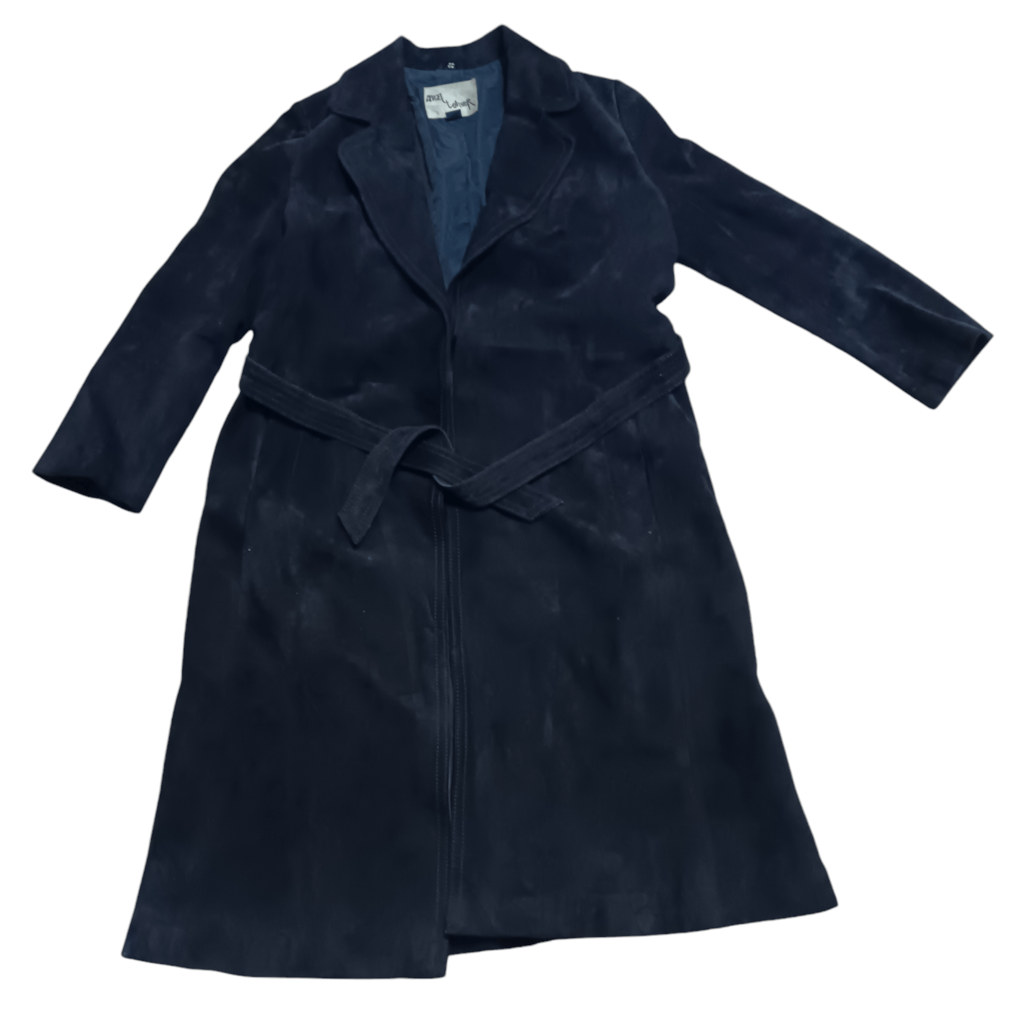 Genuine Leather ANGEL LEATHER SUEDE TRENCH COAT Size M / US 6-8 / IT 42-44 - 1 Thumbnail