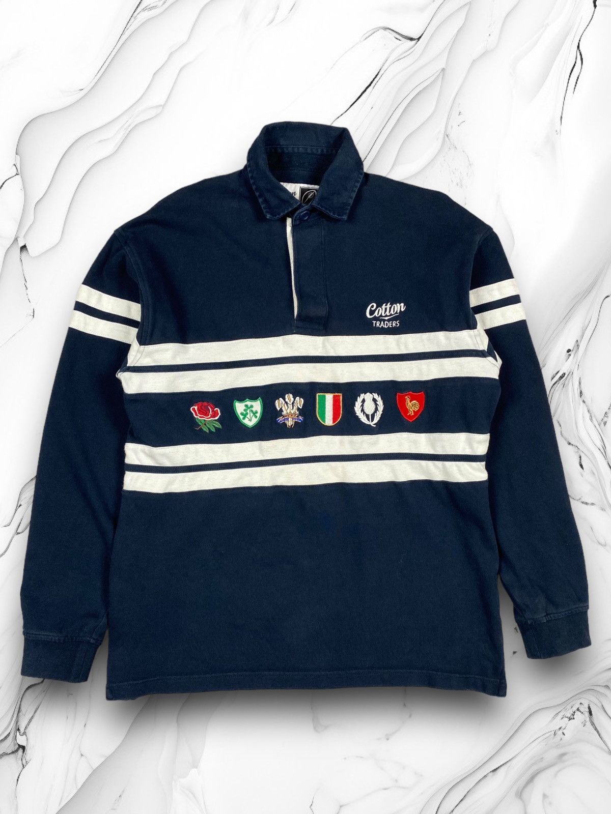 Cotton Traders × Vintage Vintage Cotton Traders Rugby Size US S / EU 44-46 / 1 - 1 Thumbnail