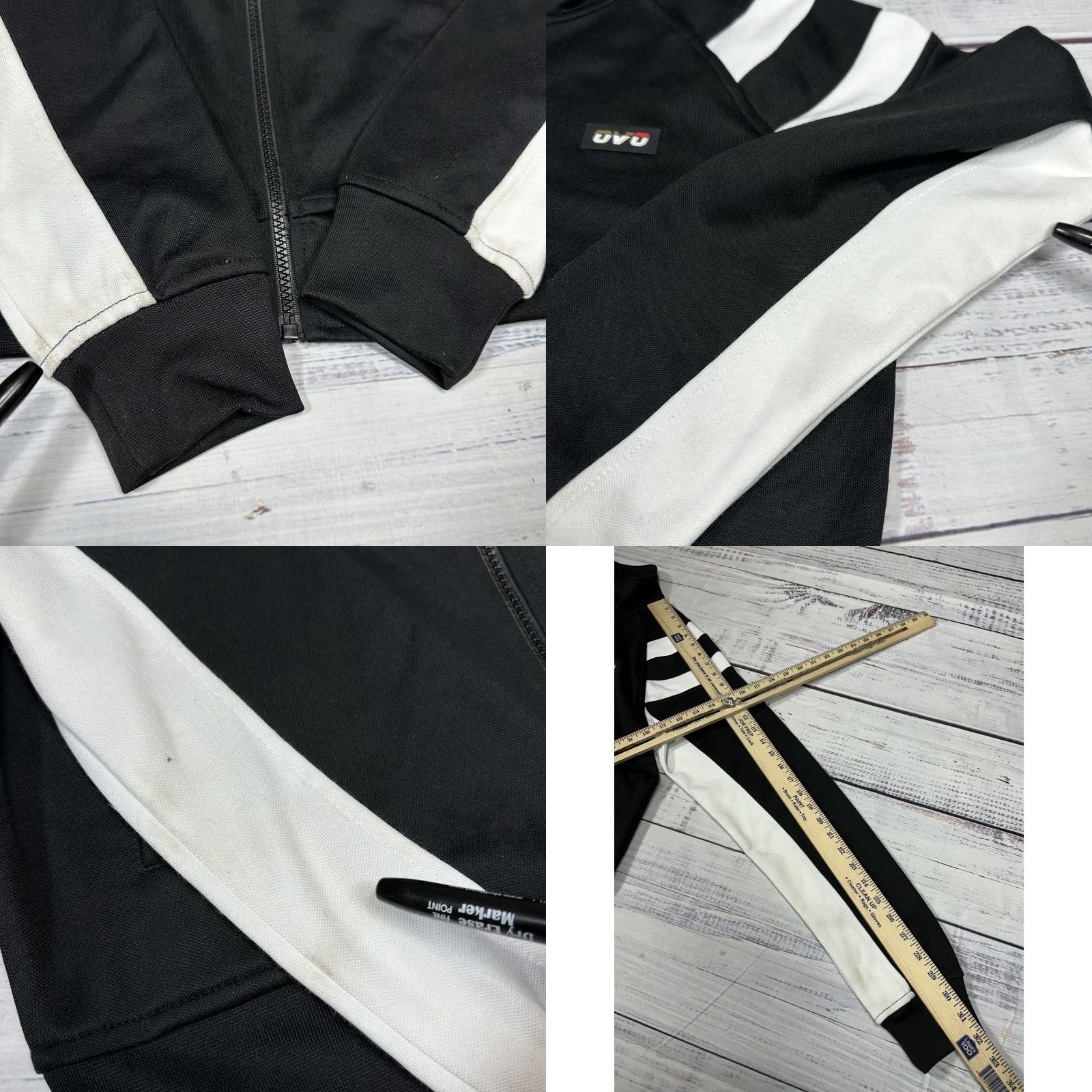 Vintage OVO Track Jacket Zip Up Men's Small Black White Size US S / EU 44-46 / 1 - 8 Thumbnail