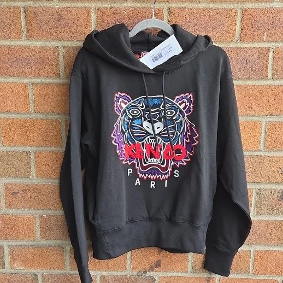 Kenzo Kenzo Black Tiger Hoodie Size L / US 10 / IT 46 - 1 Thumbnail