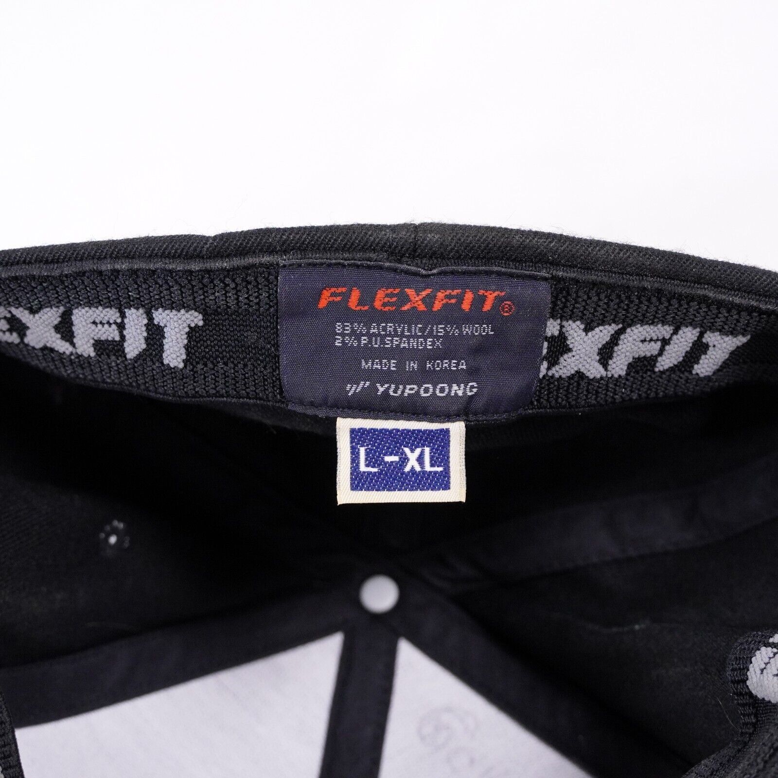 Other Flexfit USA American Flag Bull Cow Fit Baseball Hat Cap Blk Size ONE SIZE - 8 Thumbnail
