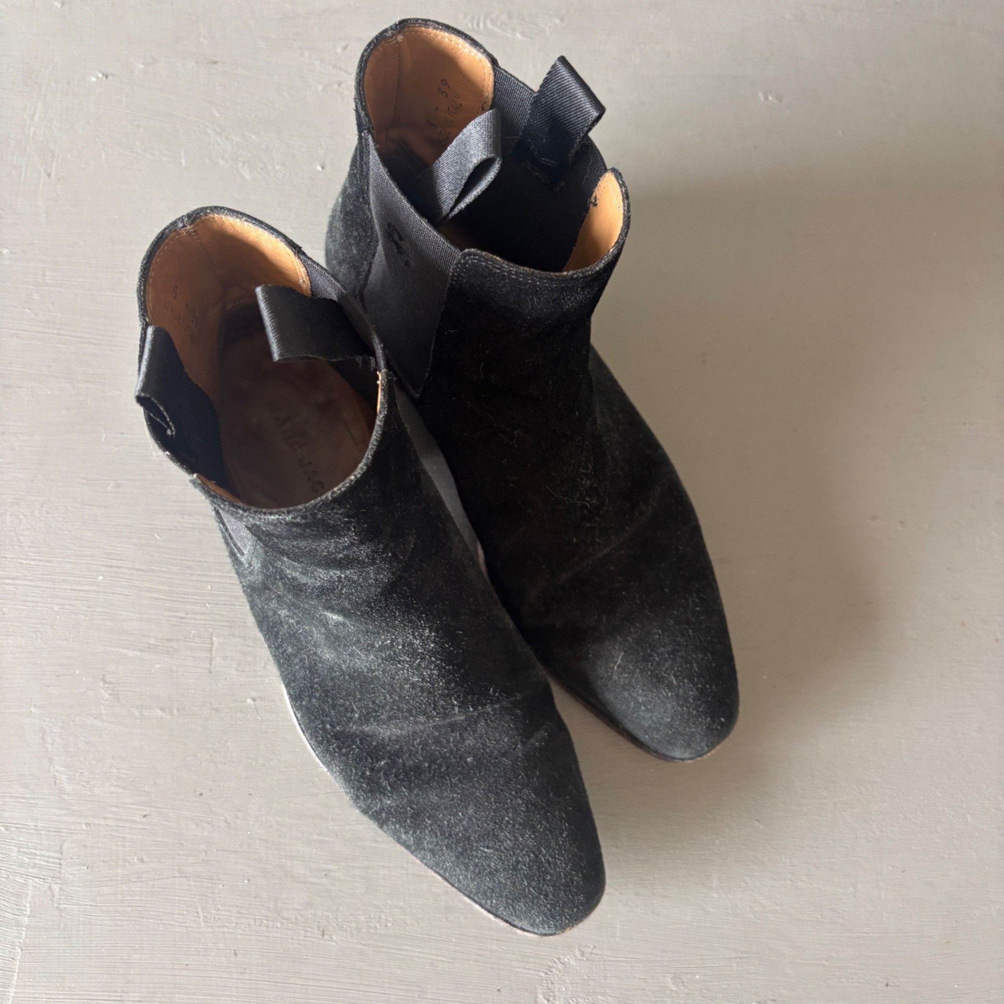 Marc Jacobs Vintage Marc Jacobs Black Suede Chelsea Boots Mens Size 39 M Size US 6 / EU 39 - 12 Thumbnail