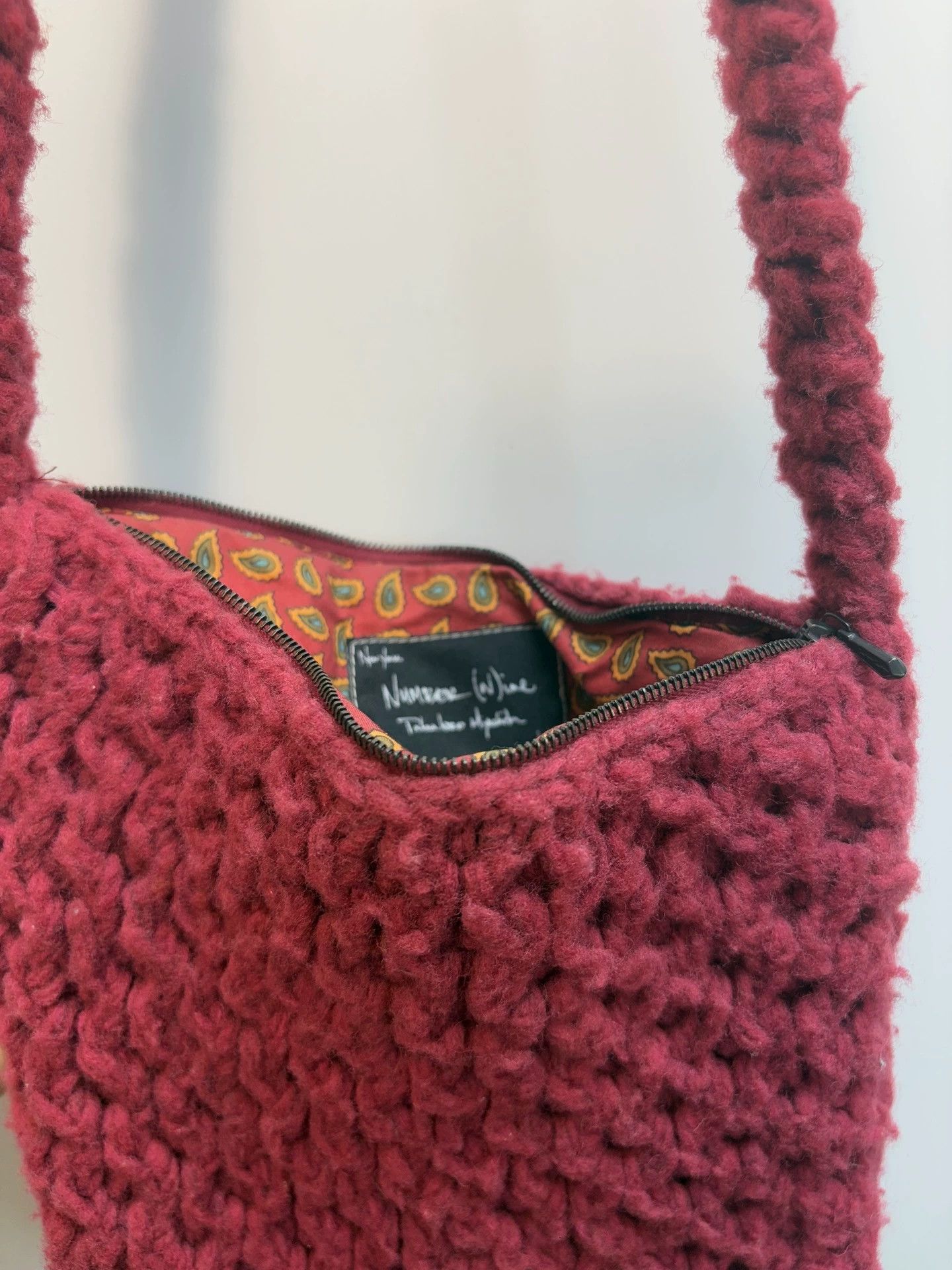 Number (N)ine Number (n)ine 03aw Wool Knit Crossbody Bag Size ONE SIZE - 2 Thumbnail