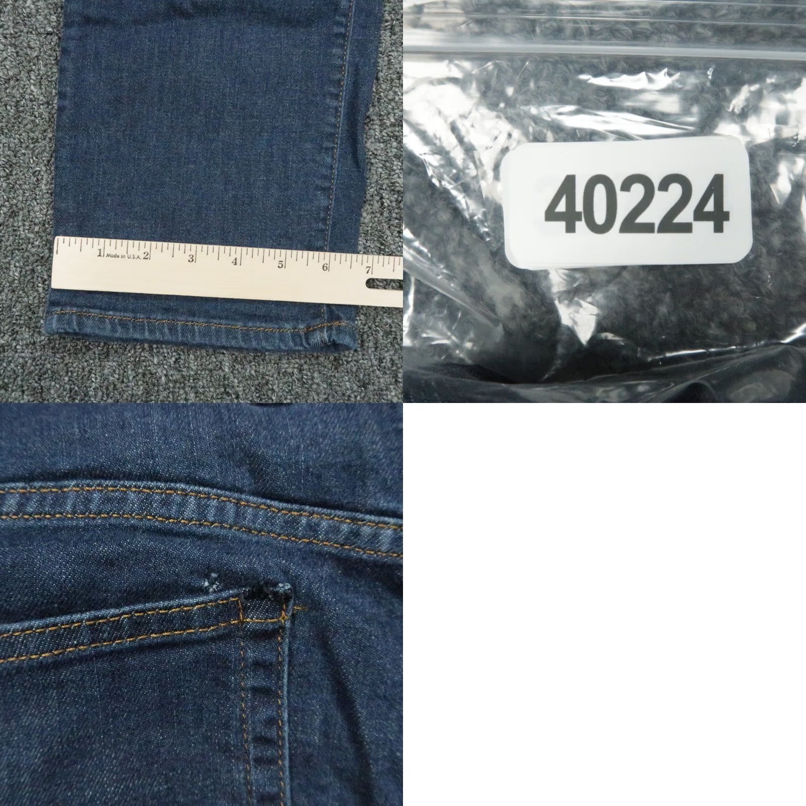 Peter Millar Peter Millar Jeans Mens 36x31 Blue Pilot Mill Stretch Denim 5 Pocket Straight Classic 90s Mens Size US 36 / EU 52 - 9 Thumbnail