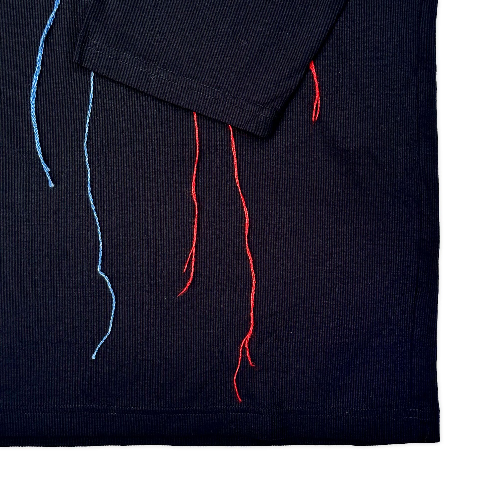 Yohji Yamamoto Pour Homme Embroidery Sweater Size US M / EU 48-50 / 2 - 4 Thumbnail