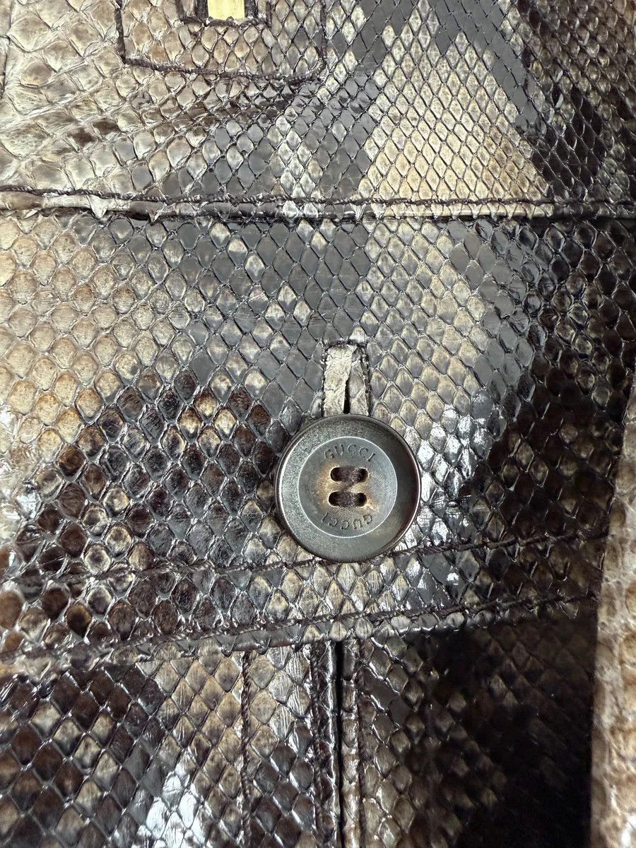 Gucci SS2009 Gucci Madonna Python Leather Jacket by Frida Giannini Size XS / US 0-2 / IT 36-38 - 13 Thumbnail