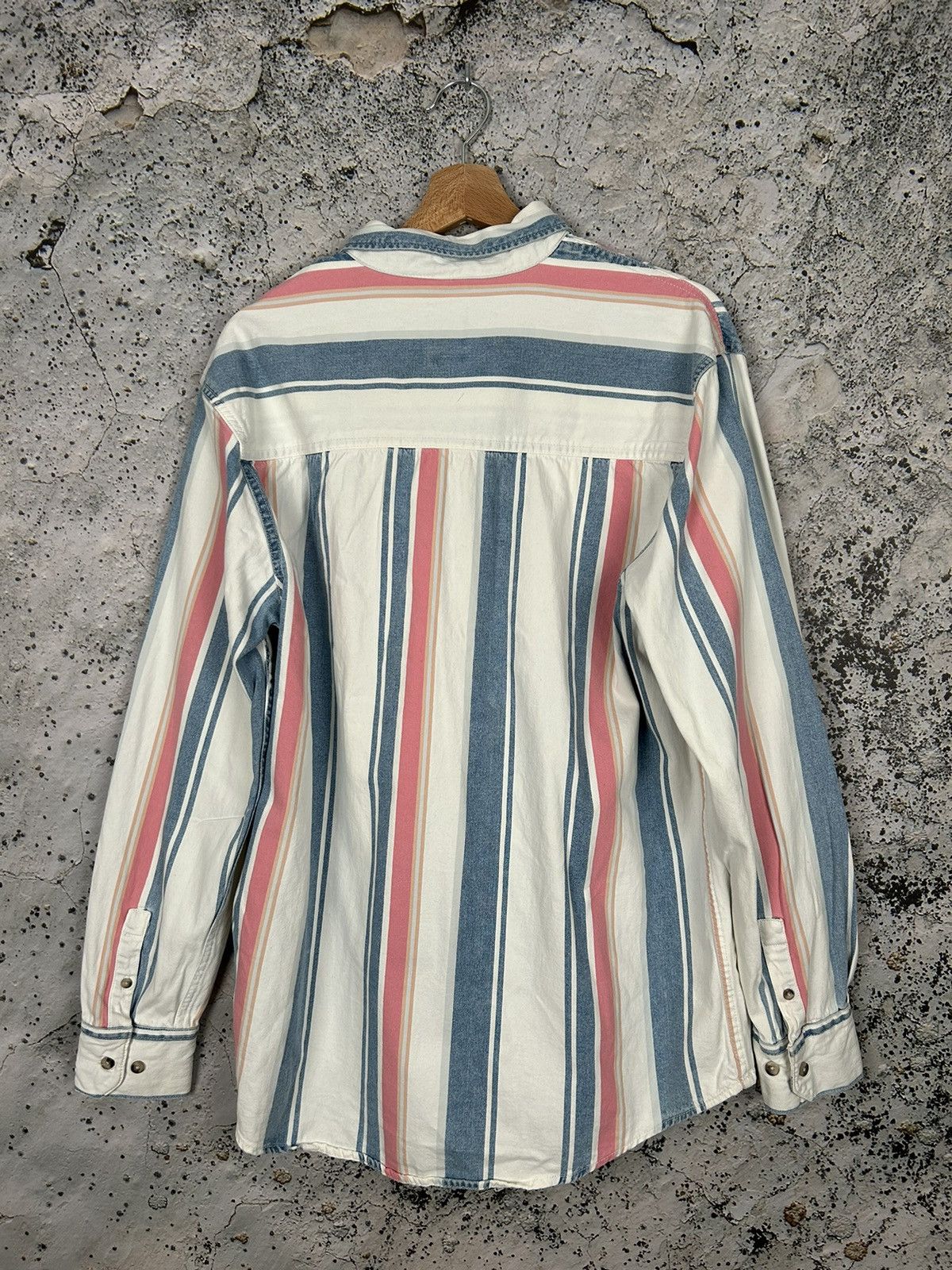 Zara Zara Overshirt Stripped Streetwear Hype Rock Punk Skate Size US L / EU 52-54 / 3 - 4 Thumbnail