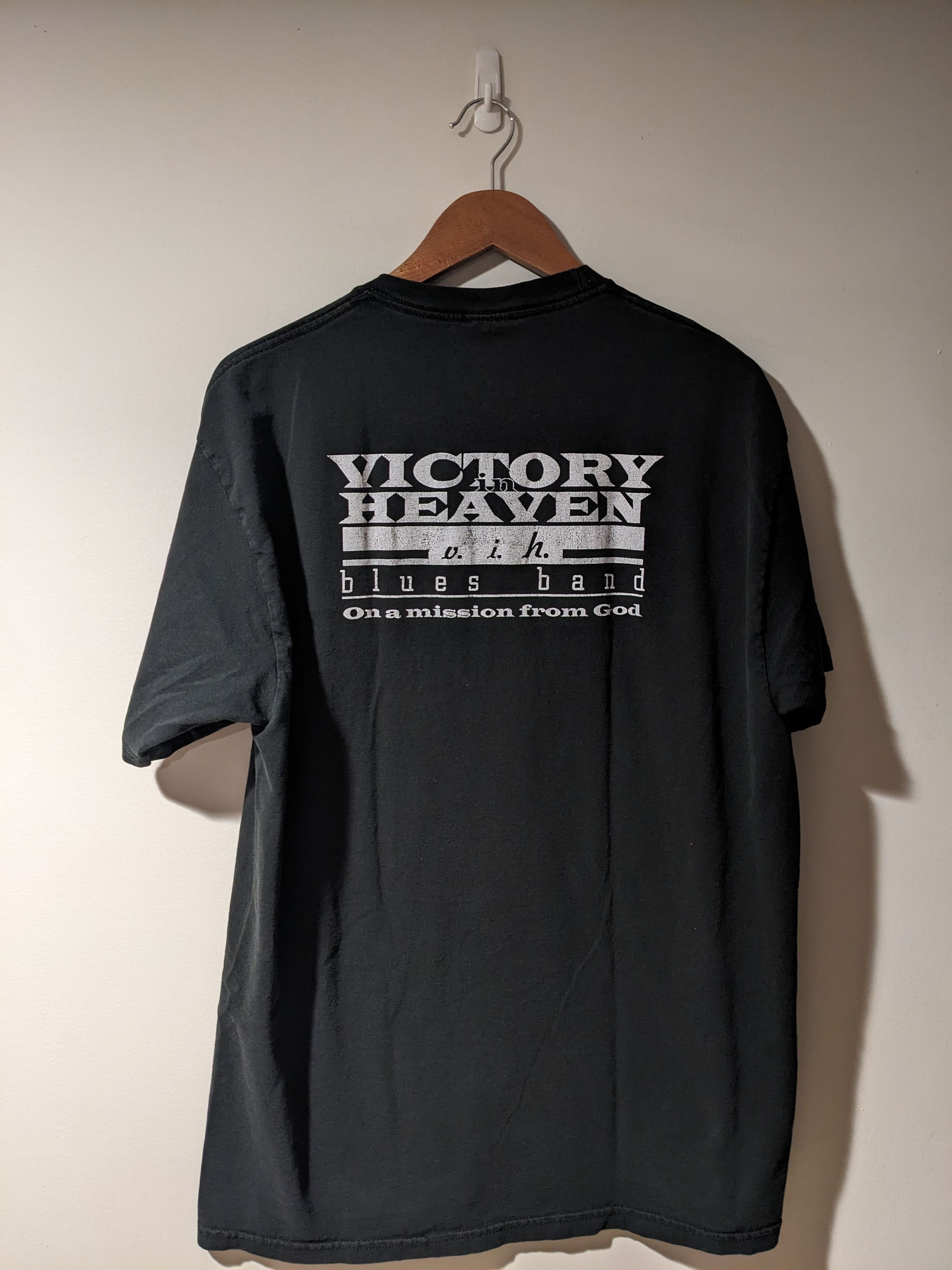 Band Tees × Vintage Vintage Y2K Victory in Heaven Blues Band Mission T-Shirt Size US XL / EU 56 / 4 - 1 Thumbnail