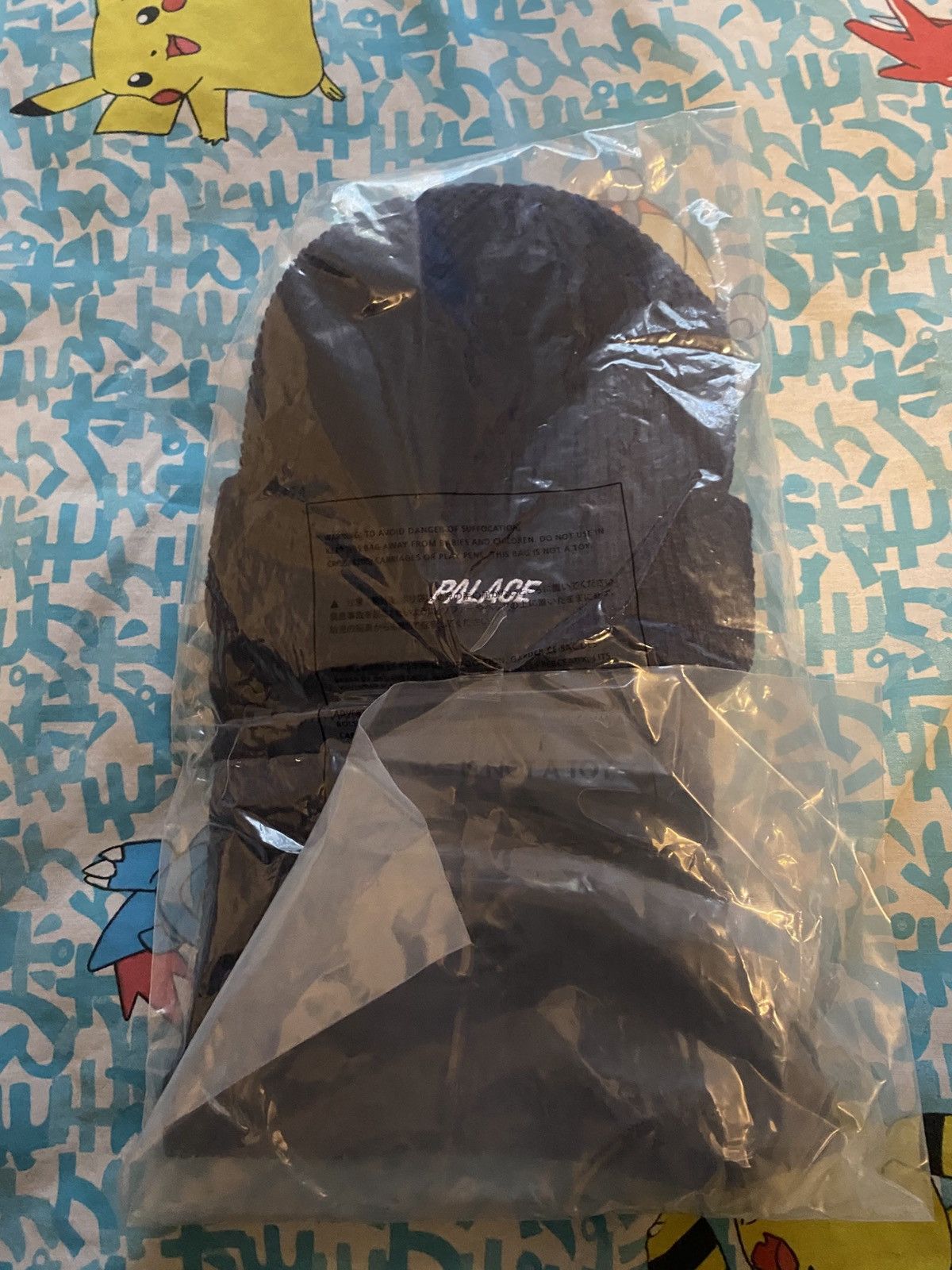Palace Palace Skateboards Zip Off Facewarmer P Beanie Navy Blue Size ONE SIZE - 6 Thumbnail
