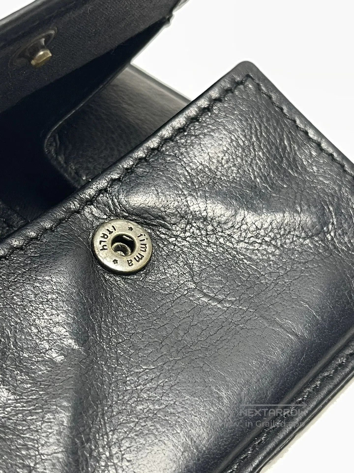 Ann Demeulemeester Ann Demeulemeester Leather Coin Purse. Size ONE SIZE - 5 Thumbnail