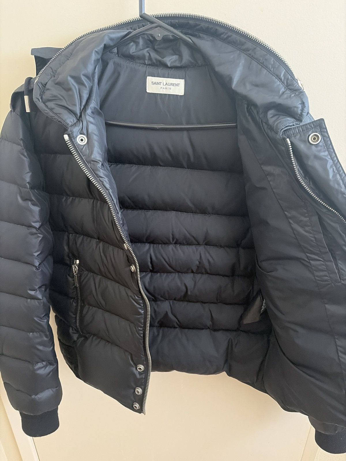 Saint Laurent Paris Saint Laurent AW17 "Bad Lieutenant" Hood Down Filled Jacket Size US M / EU 48-50 / 2 - 2 Thumbnail