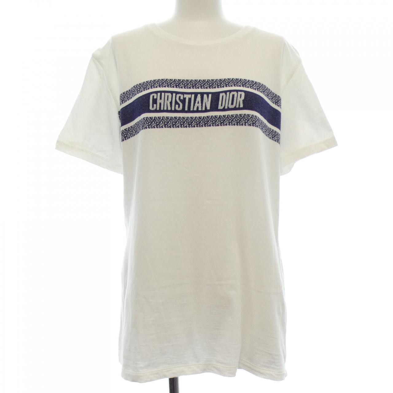 Dior Dior Christian Dior T-shirt Cotton T-Shirts 143T04A4043 DUTY FREE for USA Size ONE SIZE - 1 Thumbnail