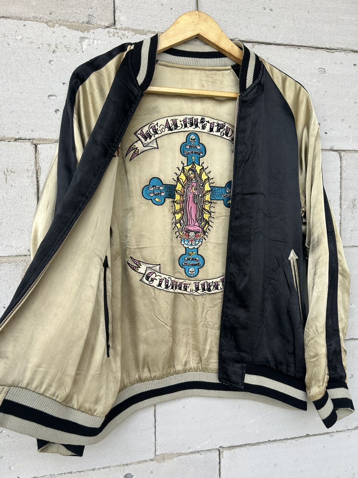Hoshihime Switch Planning Rayon Reversible Sukajan Souvenir Jacket Size US M / EU 48-50 / 2 - 14 Thumbnail