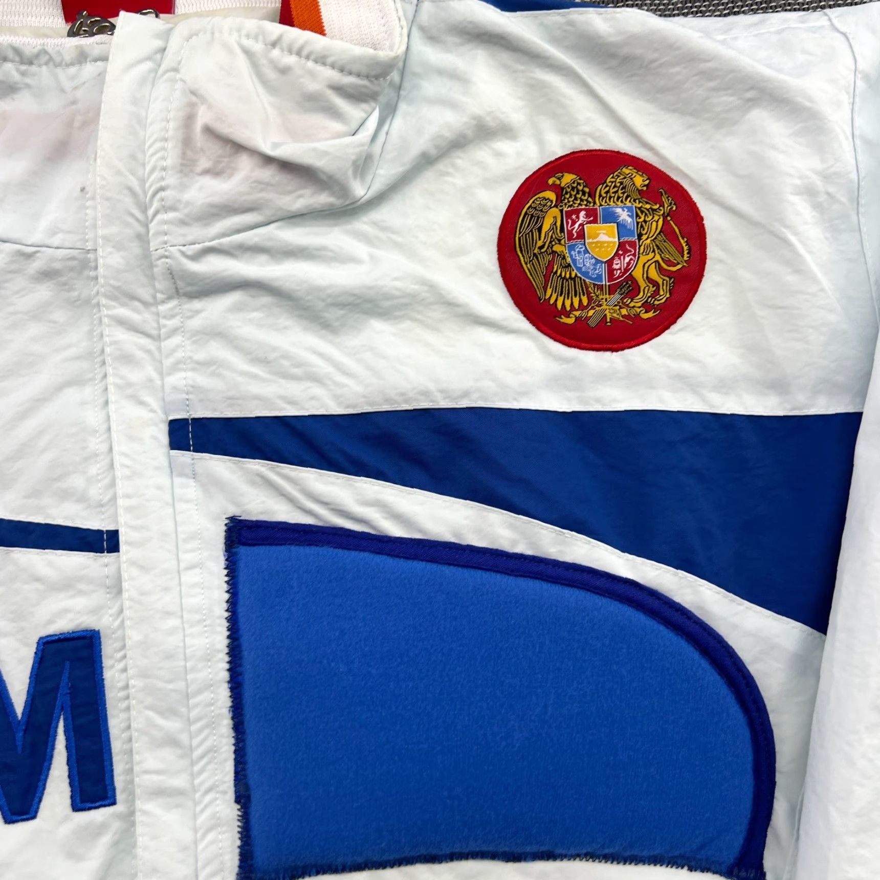Nike Nike Armenia Olympic Team Jacket Large Bosco Forward Full Zip White Nike Jacket Size US L / EU 52-54 / 3 - 7 Thumbnail