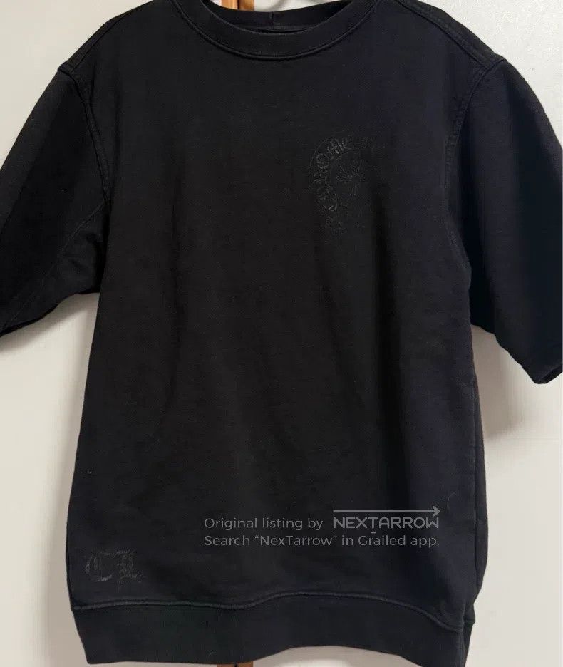 Chrome Hearts CHROME HEARTS Size S Black short-sleeved sweater Size US S / EU 44-46 / 1 - 2 Thumbnail