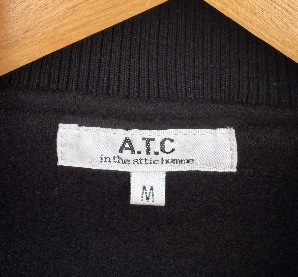 In The Attic A.T.C In The Attic Homme Melton Stadium Varsity Jacket Size US M / EU 48-50 / 2 - 14 Thumbnail