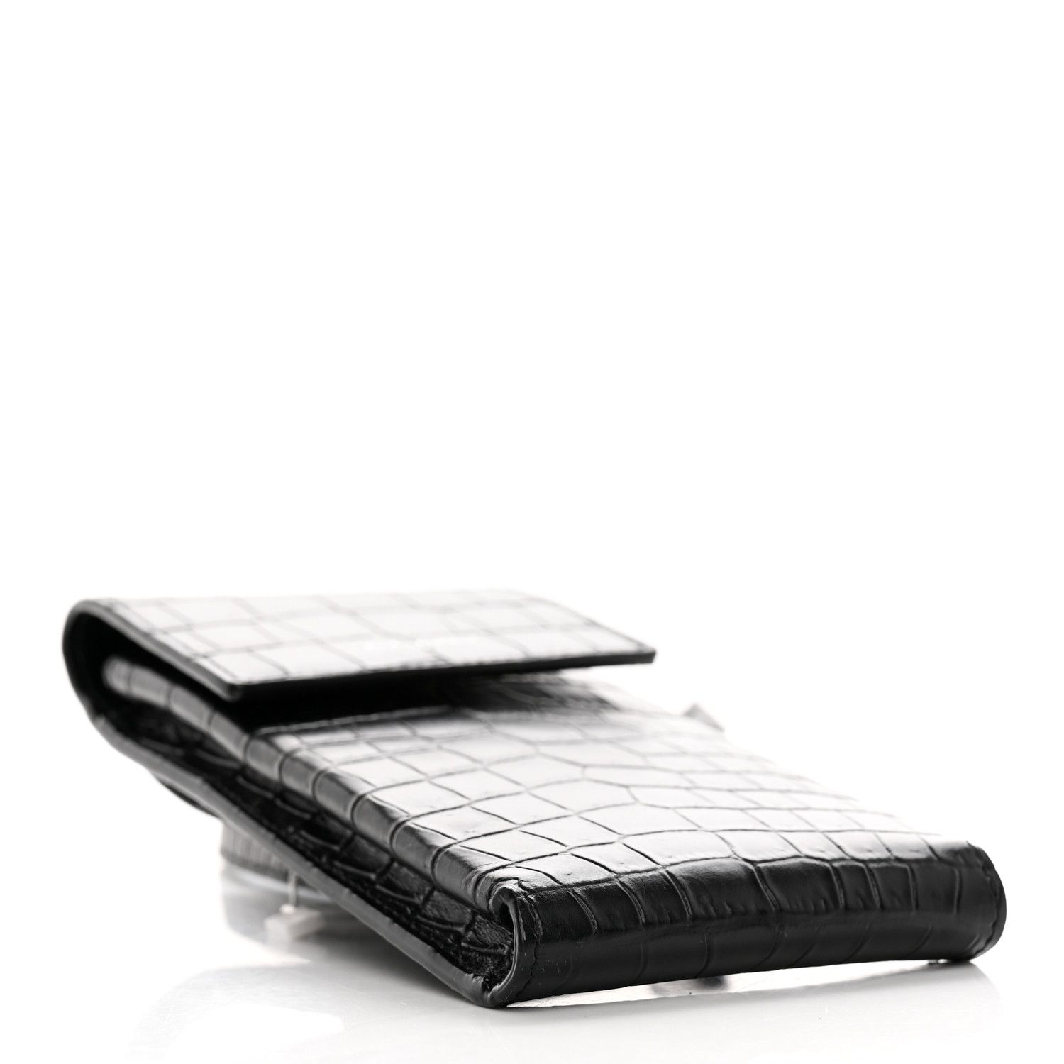 Saint Laurent Paris o1bcso1str1224 Size: OS/Phone Pouch With Strap in Black Size ONE SIZE - 3 Thumbnail