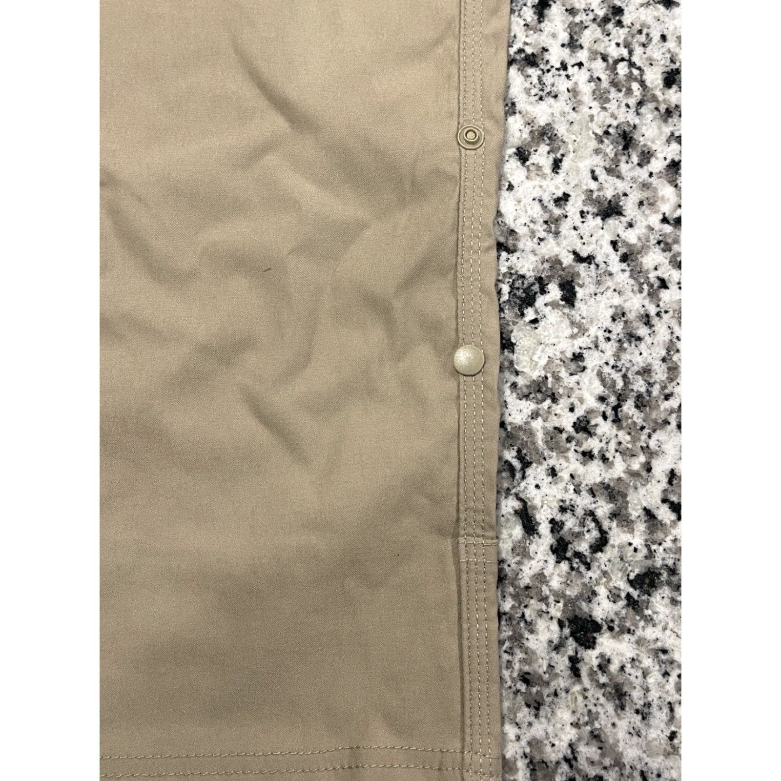 Prana PrAna Roll Up Hiking Cargo Pants Men's L Beige 29x29 Cargo Hiking Men Roll Up Belted Flat Front Straight Inseam 29 Size US 29 - 2 Thumbnail